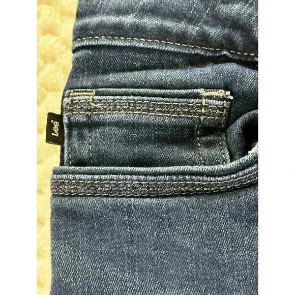 Lee Perfect Fit Straight leg‎ Women's size 16 Dark Blue Denim jeans - Picture 11 of 13